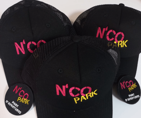 casquettes floquées par l'agence de communication Publimix à Tarbes